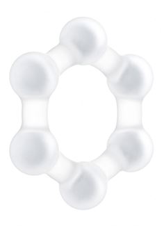 Прозрачное эрекционное кольцо No.82 Weighted Cock Ring