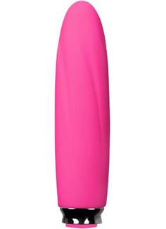 Перезаряжаемый розовый вибромассажер Luxe Compact Vibe Electra - 10,8 см.