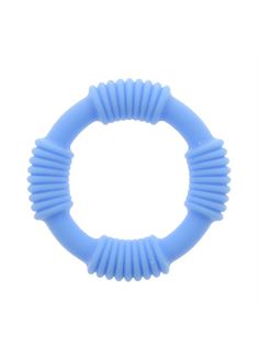Голубое эрекционное кольцо PLAY CANDI COTTON POP BLUE