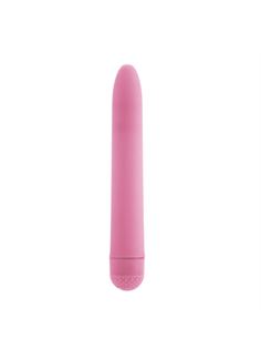 Розовый вибромассажер FIRST TIME POWER VIBE (15,25 см)