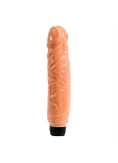 Телесный вибратор P-SHAPE - 25,5 см.