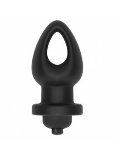 Анальный вибратор Sono - Anal Vibrator No.58 с отверстием (8 см)