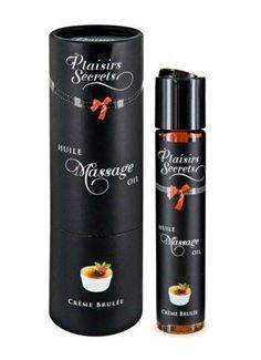 Массажное масло с ароматом крем брюле Huile de Massage Gourmande Creme Brulee - 59 мл.