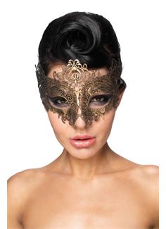 Золотистая карнавальная маска Шедди