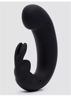 Черный мини-вибратор кролик Sensation Rechargeable G-Spot Rabbit Vibrator (11,4 см)