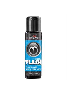 Стимулирующий гель Flash Menta Extra Forte с ароматом мяты и эффектом вибрации (35 мл)