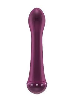 Вибратор с кристаллами The Diamond Purple - 16,5 см.