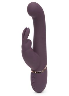Фиолетовый вибратор Come to Bed Rechargeable Slimline G-Spot Rabbit Vibrator (22,2 см)