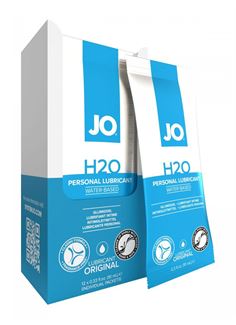 Лубрикант на водной основе JO Personal Lubricant H2O (12 саше по 10 мл)