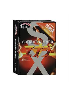 Презервативы Sagami Xtreme ENERGY с ароматом энергетика (3 шт)