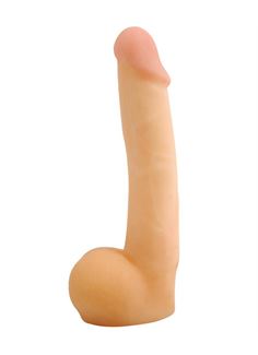 Реалистичный фаллоимитатор CyberSkin Cyber Cock with Balls Light (20 см)