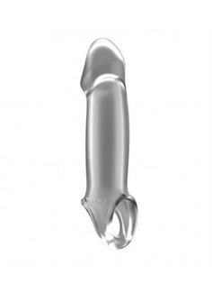 Прозрачная насадка с подхватом Stretchy Penis Extension No.33