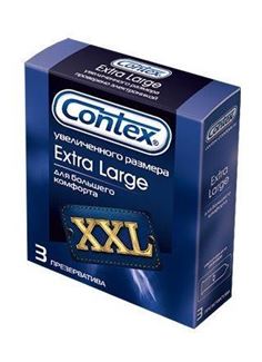 Презервативы увеличенного размера CONTEX Extra Large (3 шт)