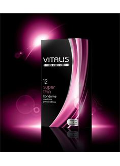 Ультратонкие презервативы VITALIS premium №12 Super thin (12 шт)