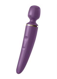 Фиолетовый вибратор Satisfyer Wand-er Woman