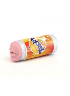 Мастурбатор-ротик Fleshlight - Banana Cream Soda в тубе-банке
