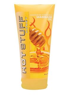 Разогревающее массажное масло с ароматом мёда Hot Stuff Warming Oil - 177 мл.
