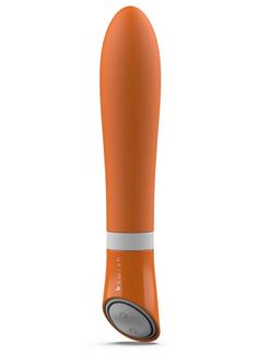 Оранжевый вибратор Bgood Deluxe (18 см)