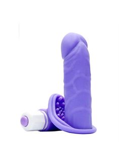 Фиолетовый вибростимулятор SEE YOU FINGERING PURPLE