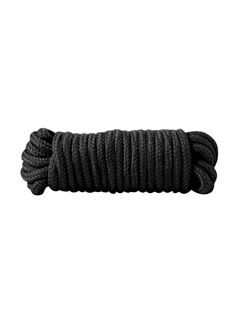 Чёрная хлопковая верёвка Bondage Rope 16 Feet - 5 м.