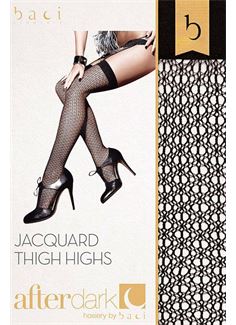 Жаккардовые чулки Jacquard Thigh High