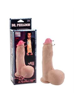 Фаллоимитатор-реалистик с пирсингом DR. PHILGOOD - Phil Varone (21,5 см)