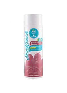 Массажный лосьон с ароматом клубники Pjur SPA - Scentouch Strawberry Massage Lotion (200 мл)