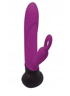 Фиолетовый вибростимулятор Mini Bonnie (19,7 см)