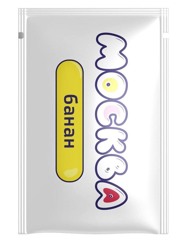 Универсальная смазка с ароматом банана Москва Вкусная (10 мл)