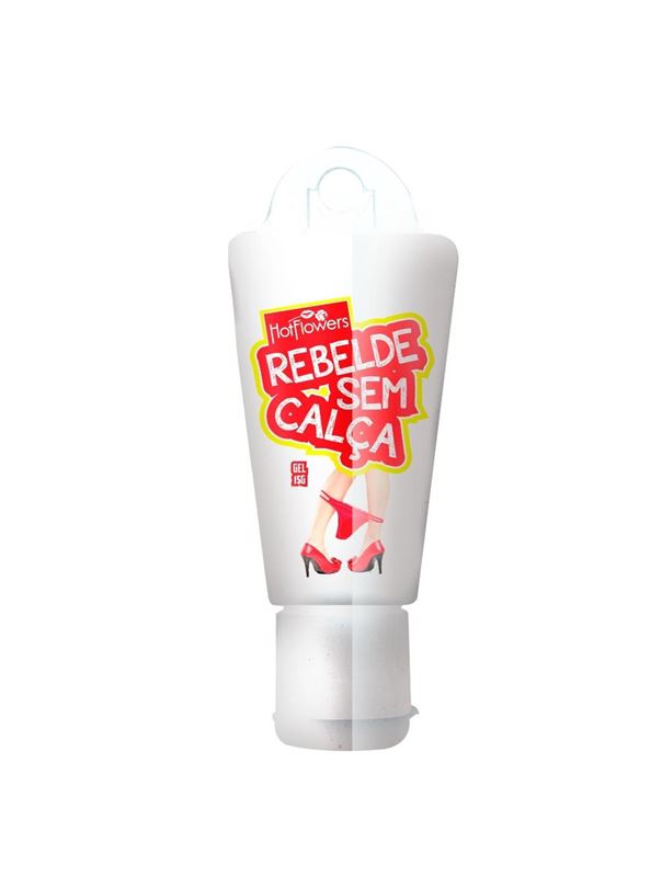 Ароматизированный анальный гель Rebelde sem Calca для комфортного проникновения (15 гр)