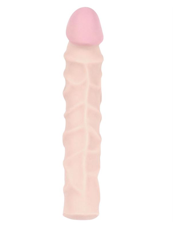 Реалистичный фаллоимитатор с рельефной поверхностью (25 см)