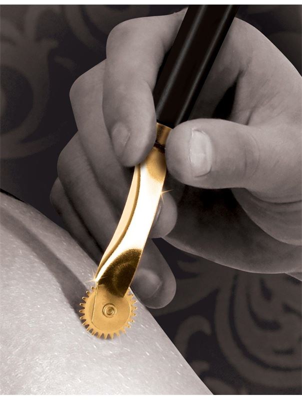 Золотисто-черное колесо Вартенберга Wartenberg Wheel