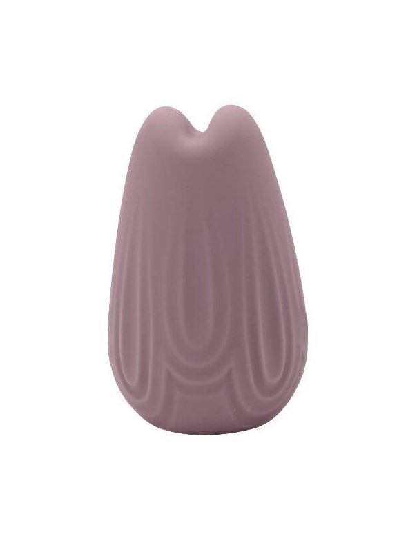 Сиреневый перезаряжаемый вибратор Vase (7,4 см)
