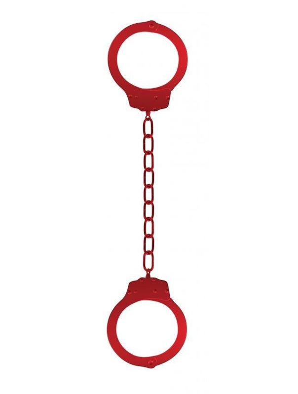 Красные металлические кандалы Metal Ankle Cuffs