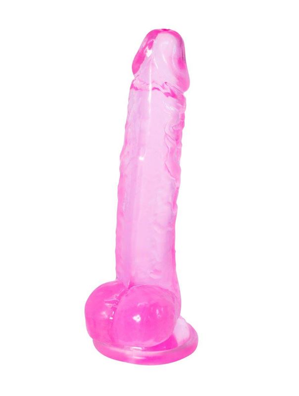 Розовый фаллоимитатор Rocket (19 см)