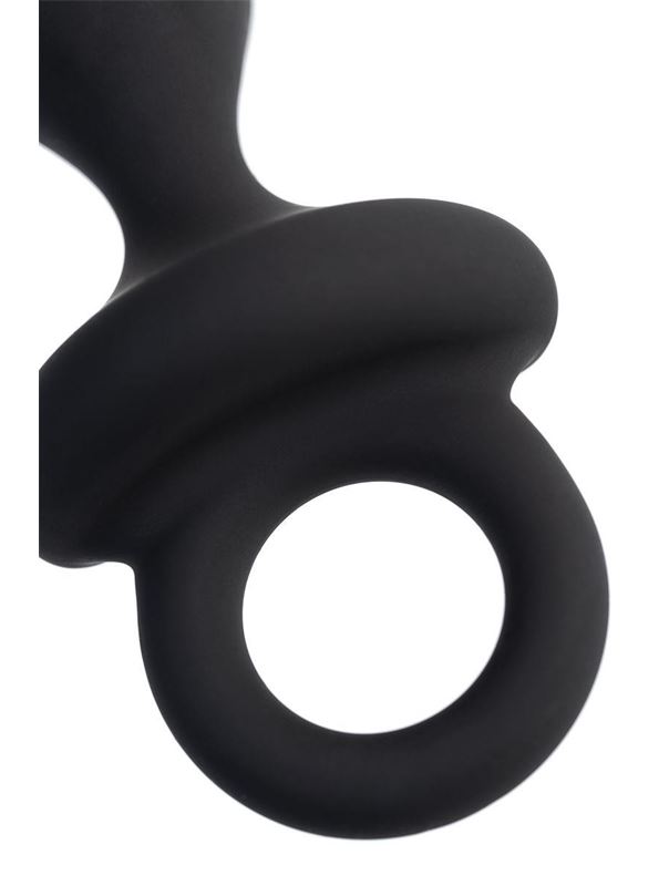 Черная анальная пробка Strob S (11,7 см)