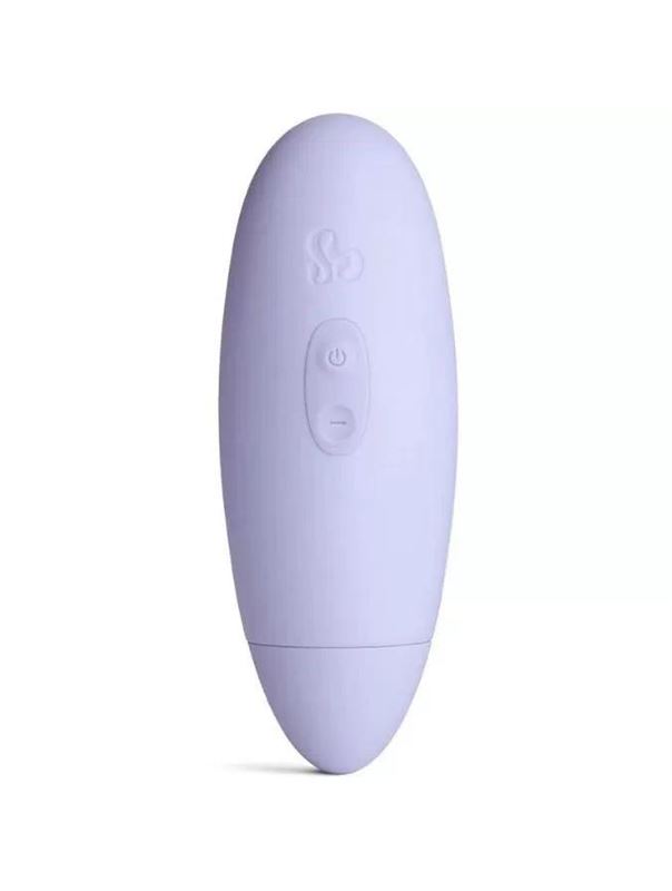 Фиолетовый вакуумный стимулятор клитора So Divine Pearl (10 см)