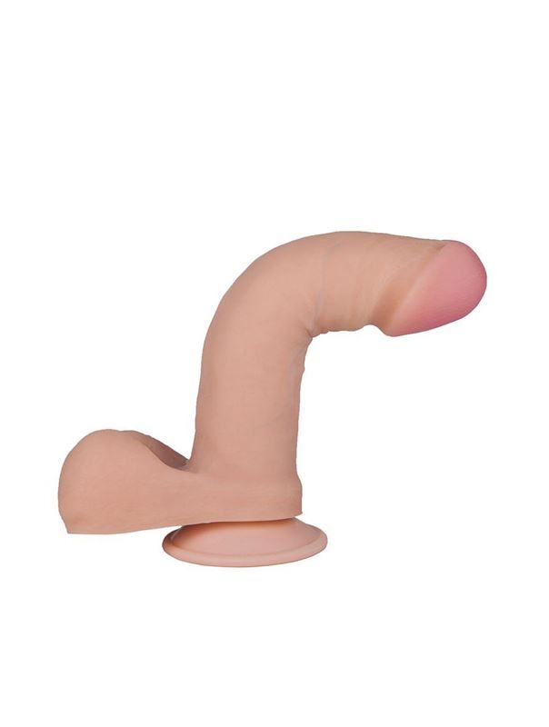 Телесный фаллоимитатор на присоске F&F BEST COCK 6" (19 см)