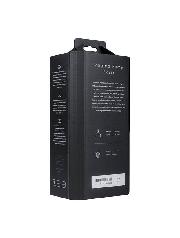Помпа для клитора и вагины SAIZ Basic с грушей