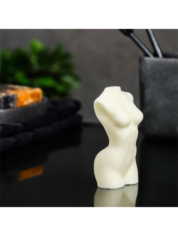 Белое фигурное мыло «Женское тело №1» (80 гр)