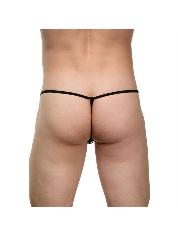 Мужские трусы-стринги с принтом в виде букв