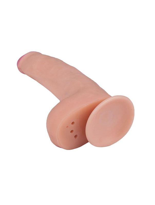 Фаллоимитатор с мошонкой на присоске F LINE 7" (22 см)