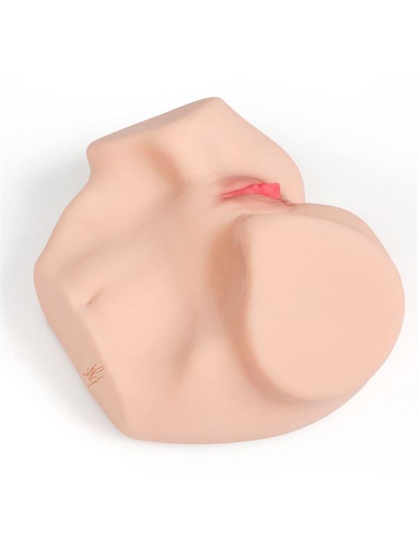 Телесный вибромастурбатор полуторс Maria Onehole Real Vagina с двойным слоем материала