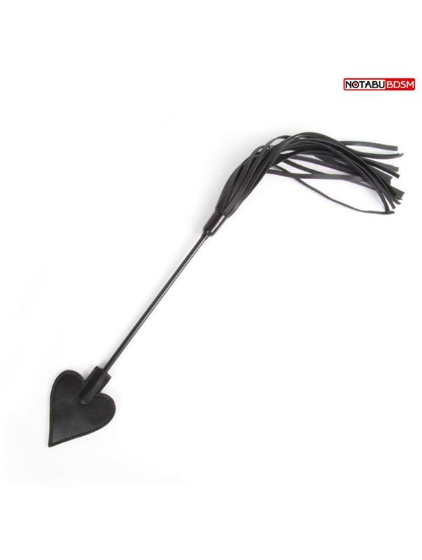 Черный двусторонний стек с наконечником-сердечком (53 см)