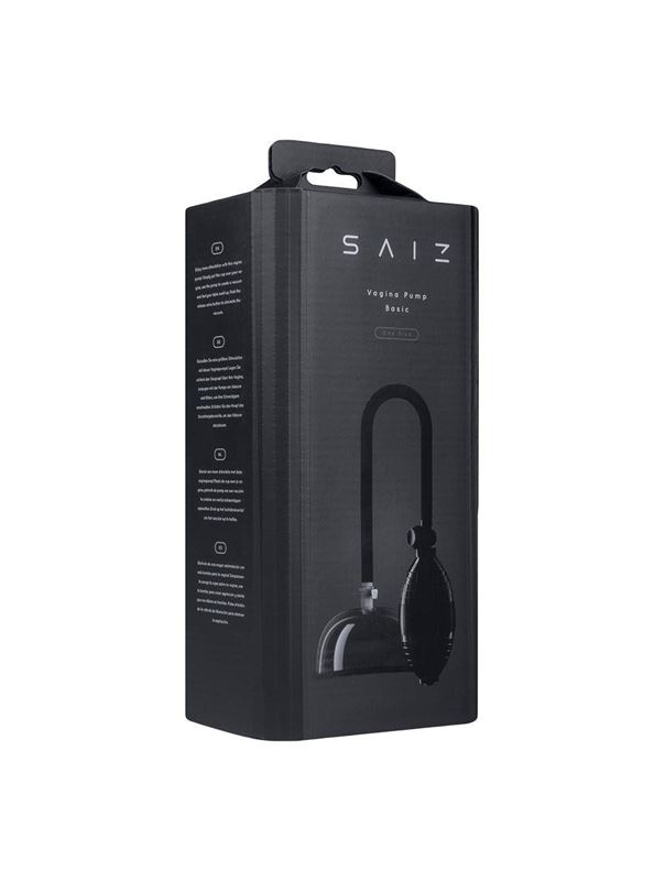 Помпа для клитора и вагины SAIZ Basic с грушей