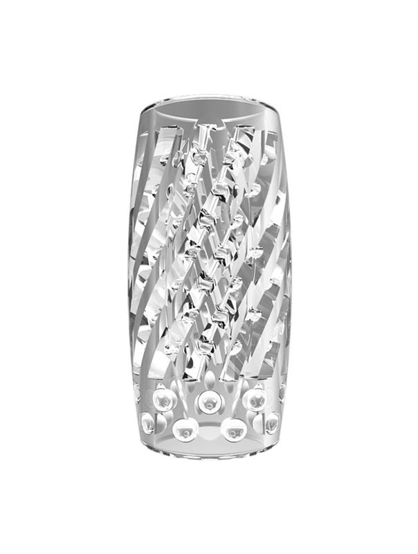 Прозрачный сквозной мастурбатор Yoni