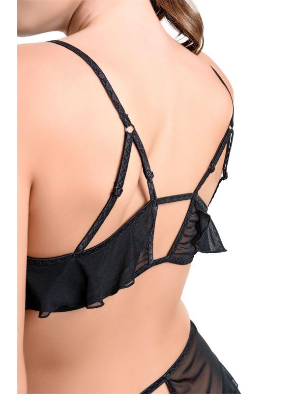 Бралетт Lora с воланами и застежкой спереди