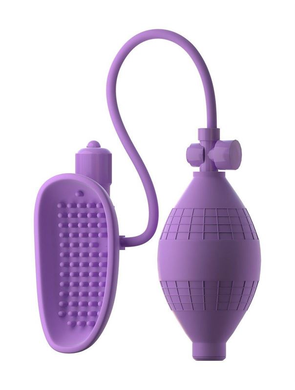 Сиреневая вакуумная вибропомпа для вагины Fantasy For Her Sensual Pump-Her