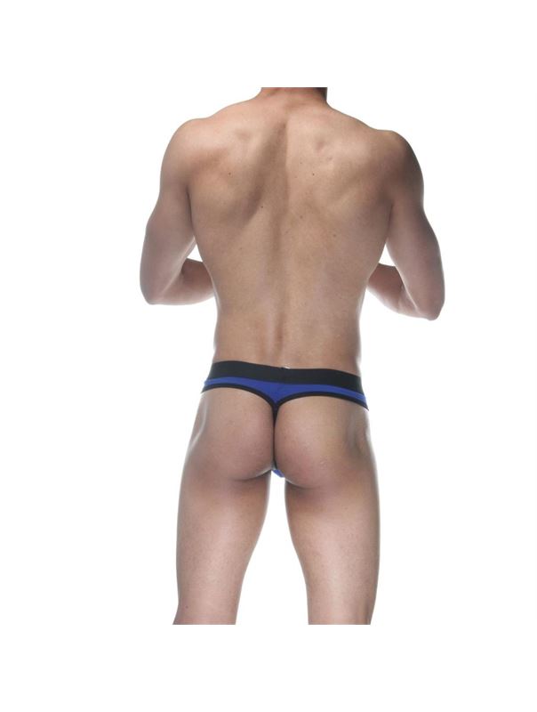 Синие мужские трусы-стринги
