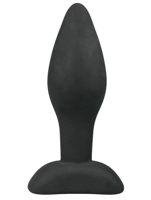 Черный анальный плаг Rocket Plug (9 см)